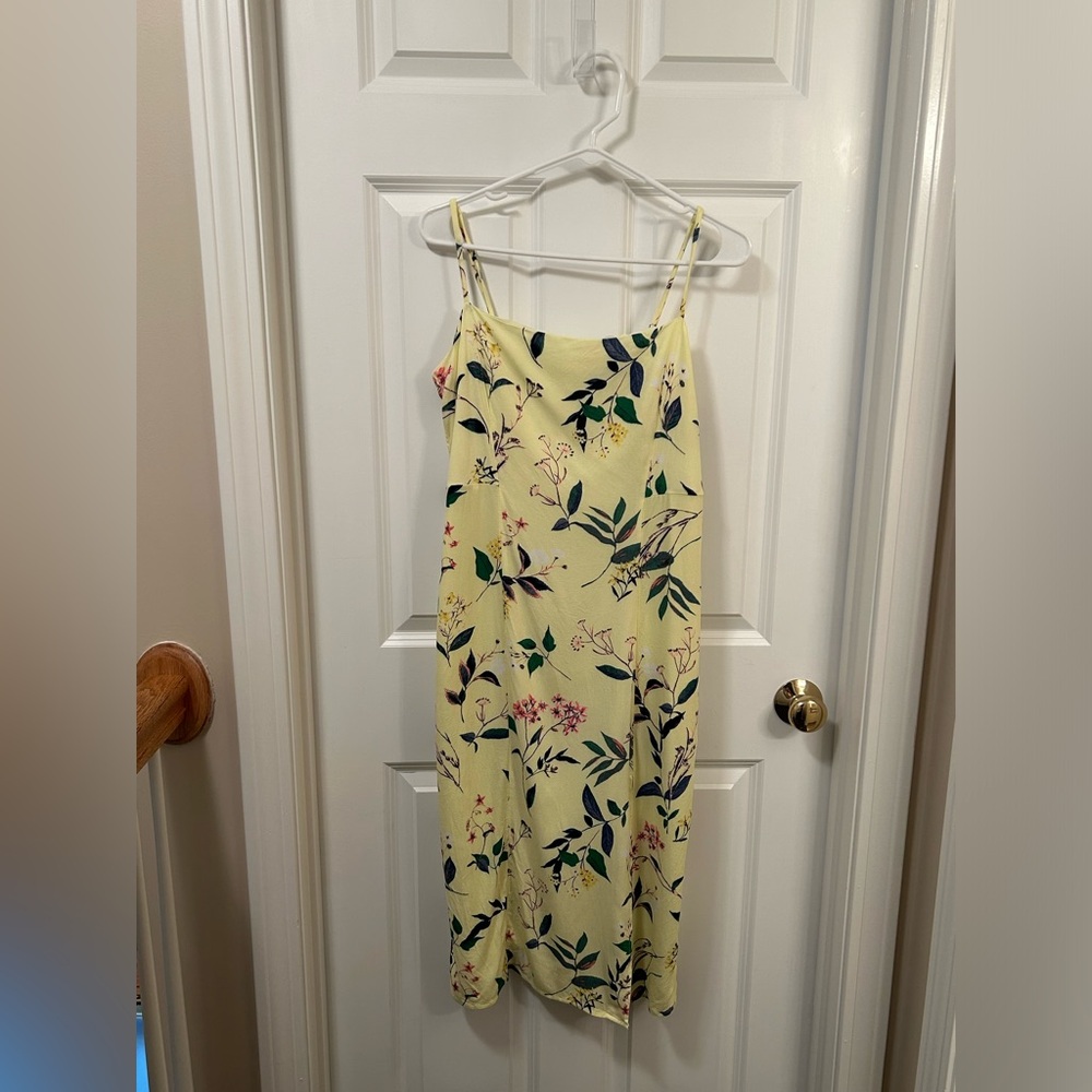 Banana Republic- Floral Dress with Slit
